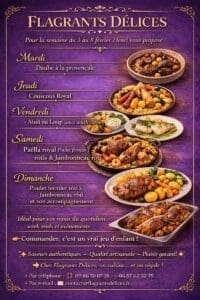 plats dela semaine du 27 janvier Flagrants Délices Allauch